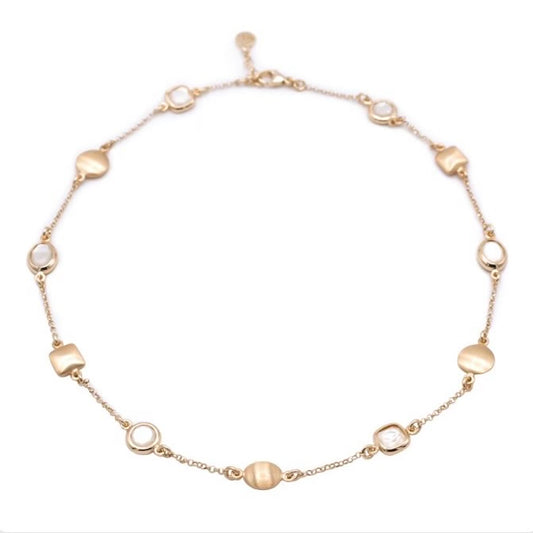 Aquaforte collana mignon girocollo leggero con madreperle