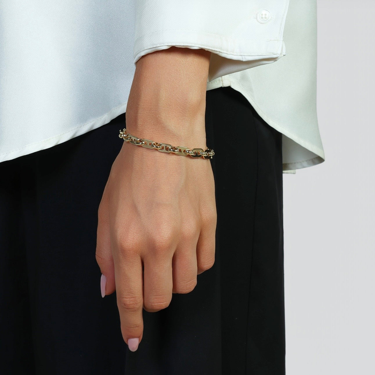 Unoaerre bracciale catena dorato