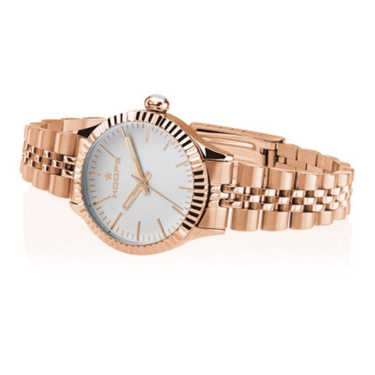 Hoops orologio Luxury gold bianco, ref: 2560LG-08