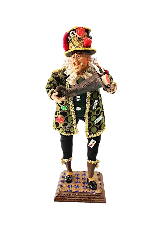 Gobbo Vestito con Cornucopia (Scartellato Sciò-Sciò) – H.40 cm