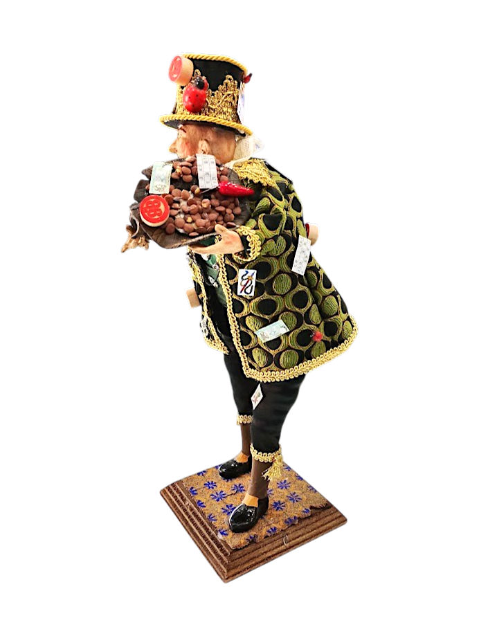 Gobbo Vestito con Cornucopia (Scartellato Sciò-Sciò) – H.40 cm