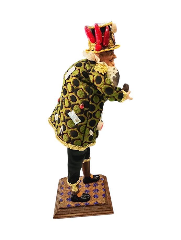Gobbo Vestito con Cornucopia (Scartellato Sciò-Sciò) – H.40 cm