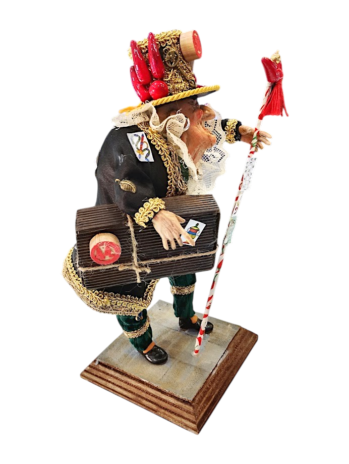 Gobbo Vestito con Valigia (Scartellato Sciò-Sciò) – H.30 cm