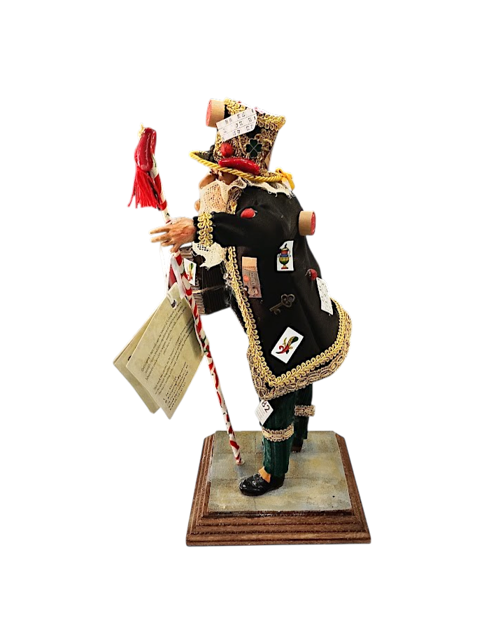 Gobbo Vestito con Valigia (Scartellato Sciò-Sciò) – H.30 cm