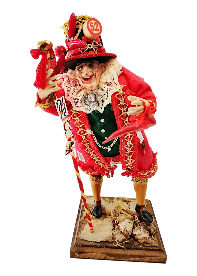 Gobbo Vestito con Corno (Scartellato Sciò-Sciò) – H.30 cm