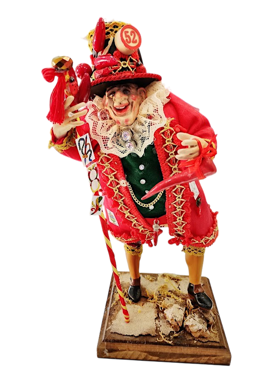 Gobbo Vestito con Corno (Scartellato Sciò-Sciò) – H.30 cm