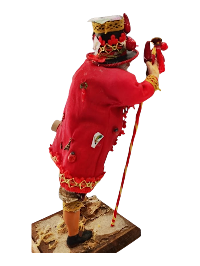 Gobbo Vestito con Corno (Scartellato Sciò-Sciò) – H.30 cm