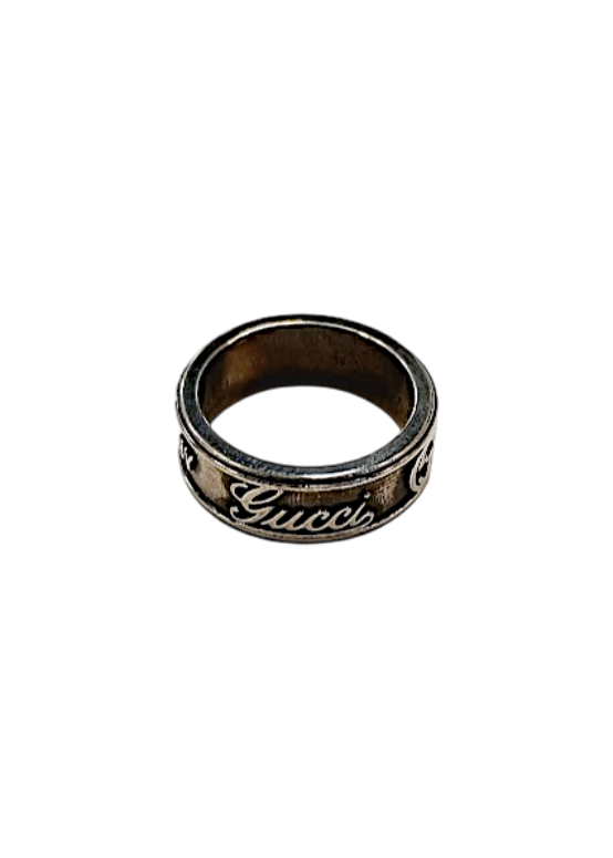 Anello Maschile Gucci Craft YBC310441001 – Argento 925 Brunito, Misura 16