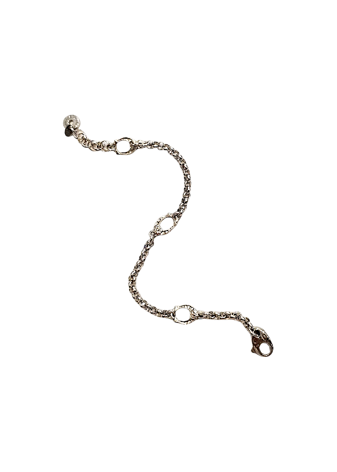 Bracciale Ananda 925 con rollo e ferro di cavallo