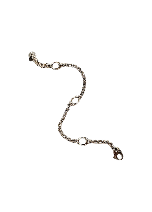 Bracciale Ananda 925 con rollo e ferro di cavallo