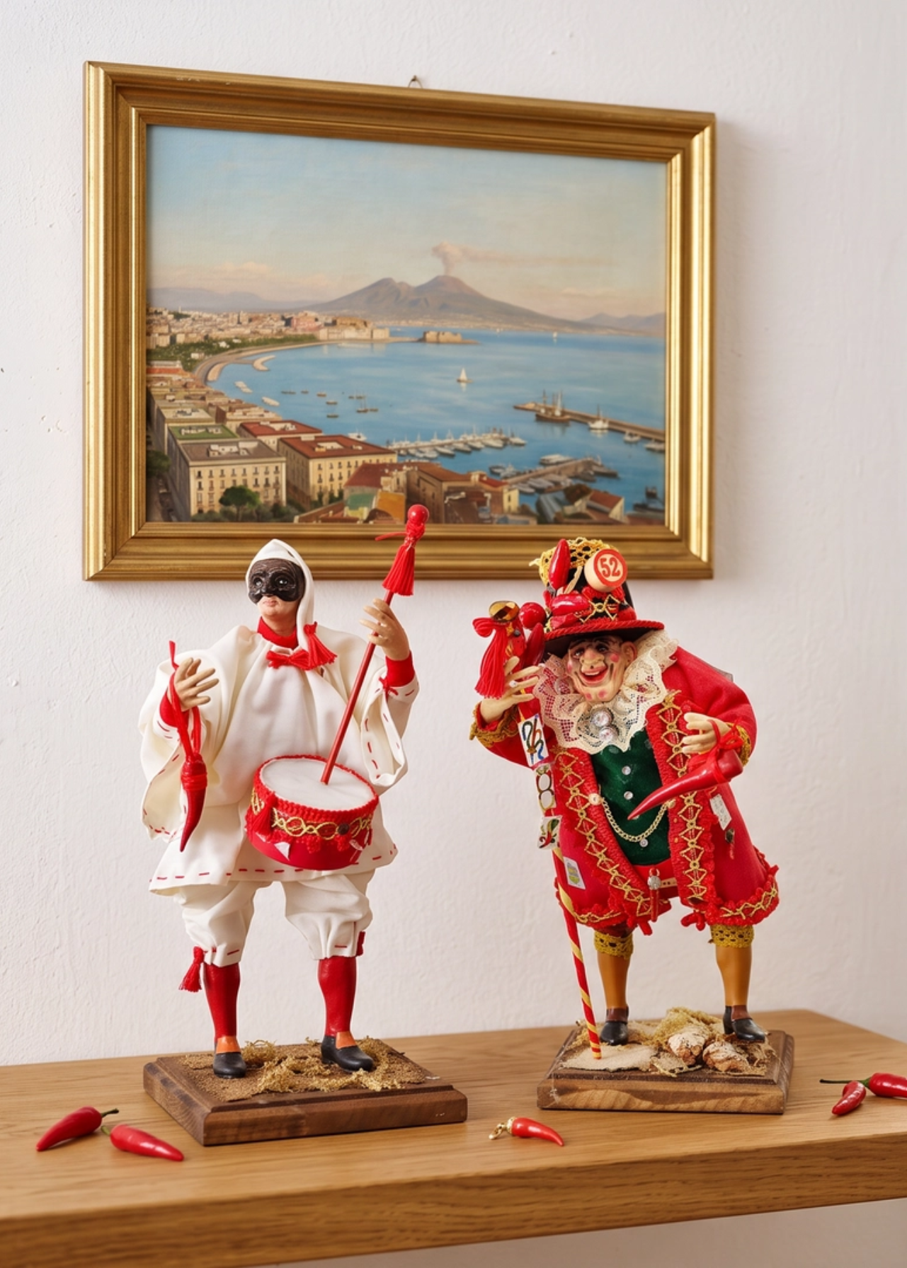 Gobbo Vestito con Corno (Scartellato Sciò-Sciò) – H.30 cm